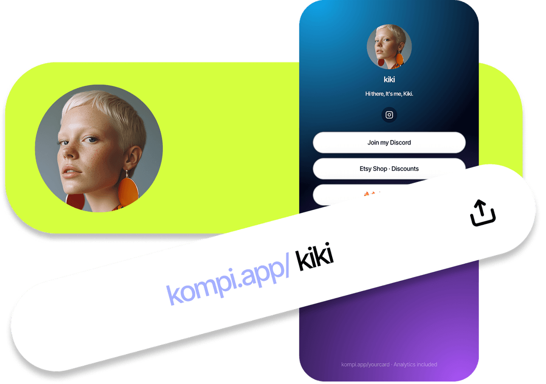 Kompi handles and link stack preview